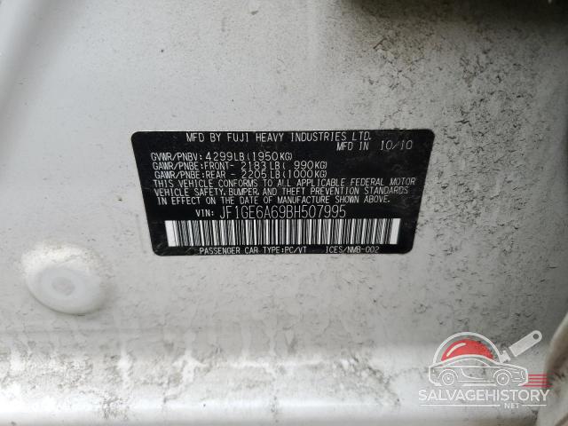 JF1GE6A69BH507995 2011 SUBARU IMPREZA photo no. 12