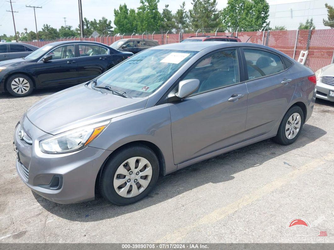 KMHCT4AE7GU999558 2016 HYUNDAI ACCENT photo no. 2