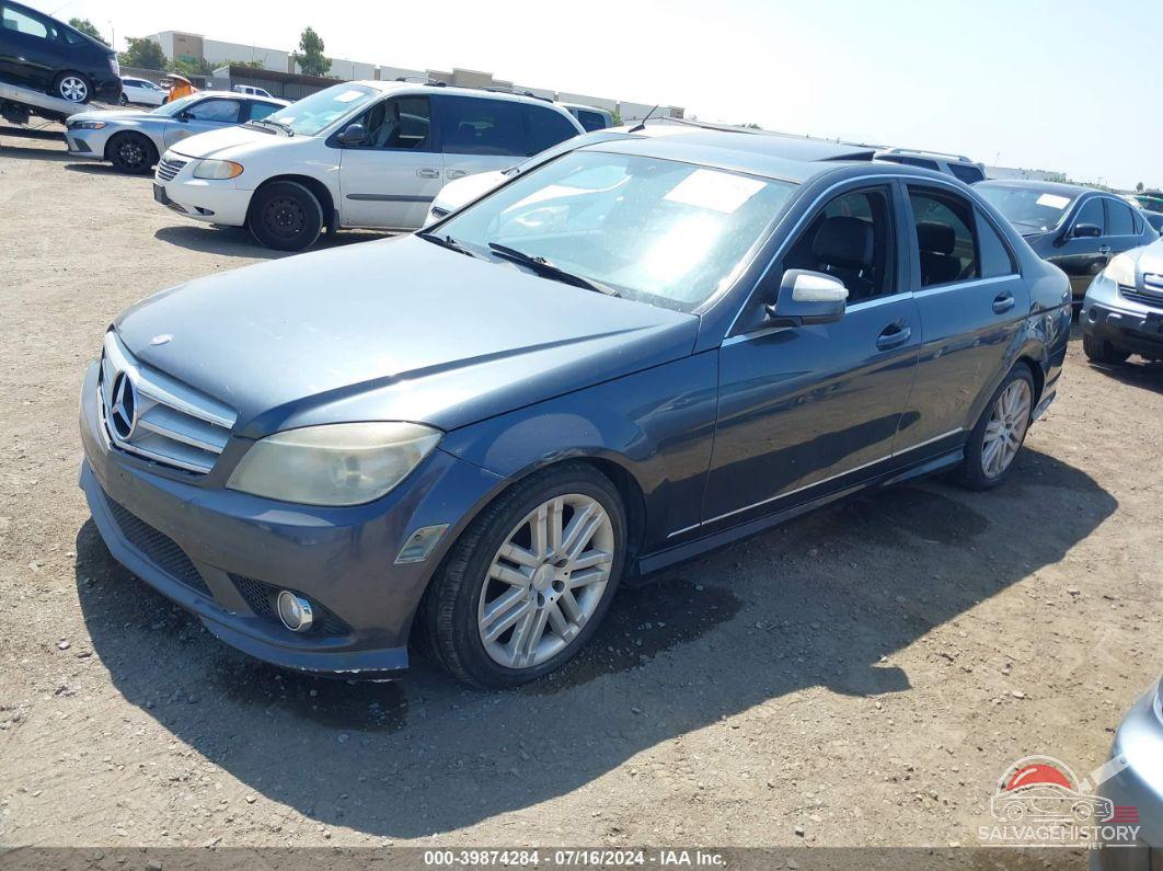 WDDGF54X79R049163 2009 MERCEDES-BENZ C photo no. 2