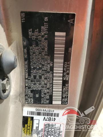 5TDZA23C16S428879 2006 TOYOTA All Models photo no. 13