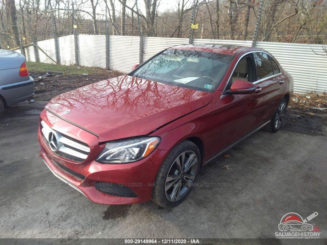 55SWF4KB2JU261520 2018 MERCEDES-BENZ C-CLASS photo no. 2