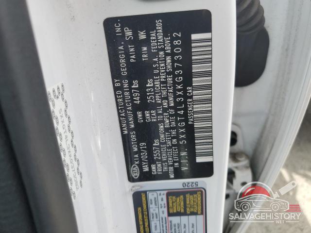 5XXGT4L3XKG373082 2019 KIA OPTIMA photo no. 12