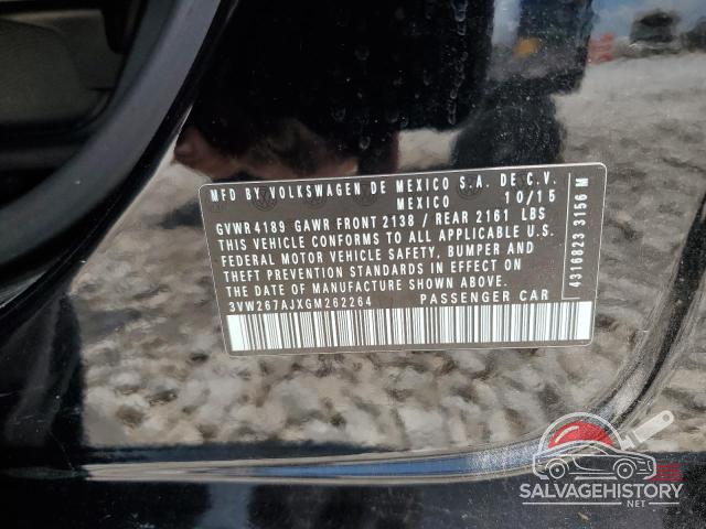 3VW267AJXGM262264 2016 VOLKSWAGEN JETTA photo no. 12