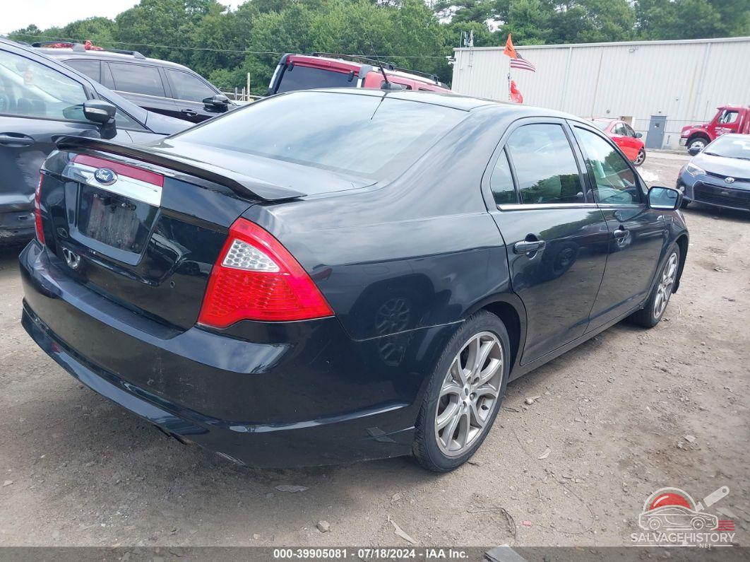3FAHP0JA5CR370456 2012 FORD FUSION photo no. 4