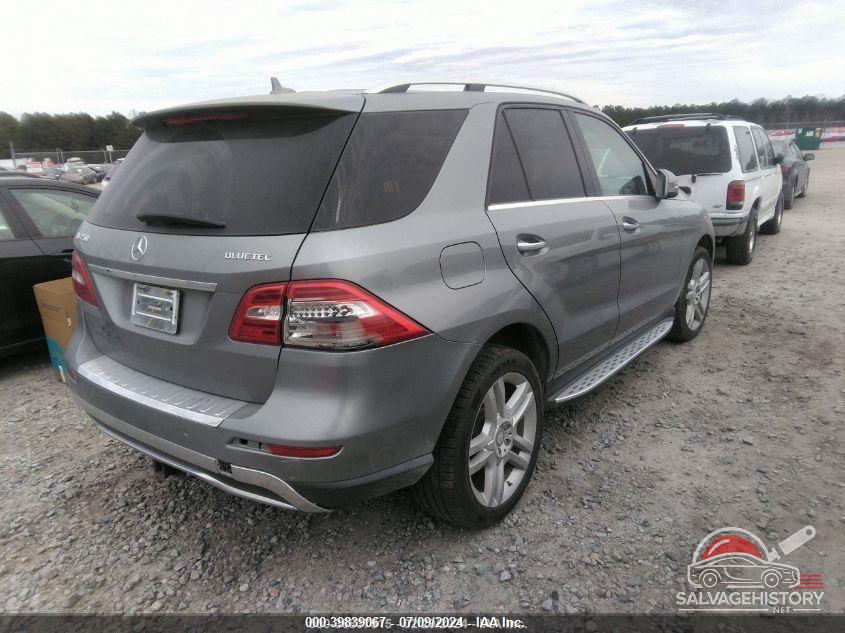 4JGDA0EB1FA479990 2015 MERCEDES-BENZ ML 250 BLUETEC photo no. 4