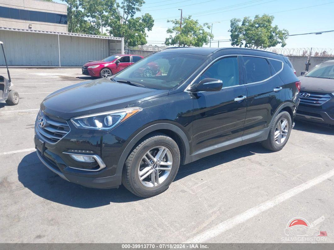 5NMZU3LB8JH057445 2018 HYUNDAI SANTA FE SPORT photo no. 2