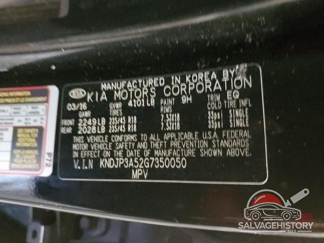 KNDJP3A52G7350050 2016 KIA SOUL photo no. 14