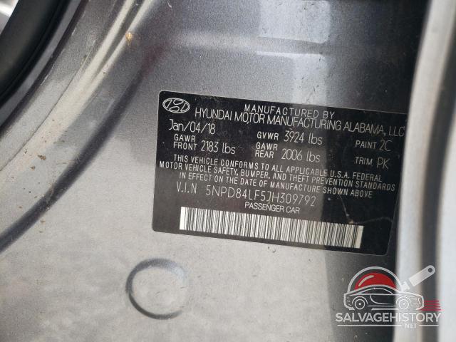 5NPD84LF5JH309792 2018 HYUNDAI ELANTRA photo no. 12