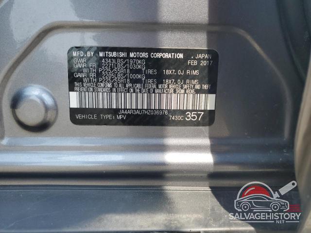 JA4AR3AU7HZ036976 2017 MITSUBISHI OUTLANDER photo no. 13