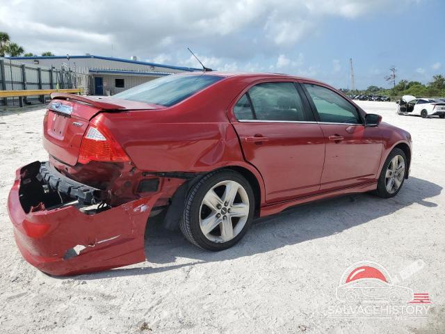 3FAHP0KC3AR262124 2010 FORD FUSION photo no. 3