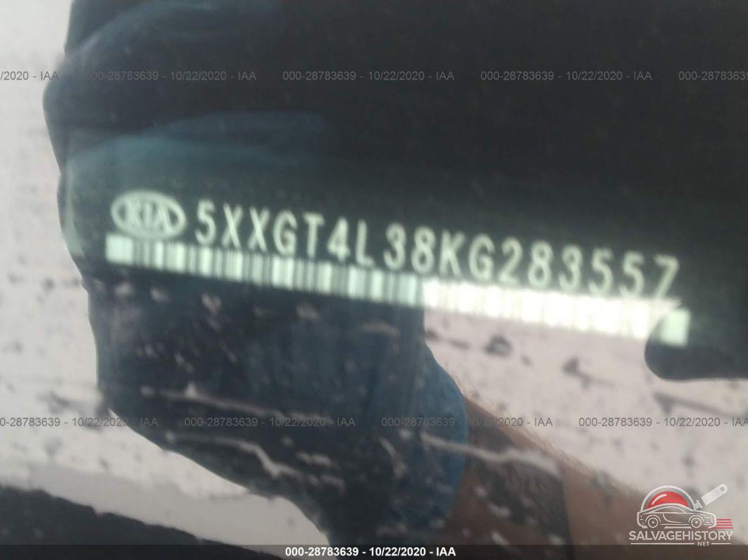 5XXGT4L38KG283557 2019 KIA OPTIMA photo no. 9