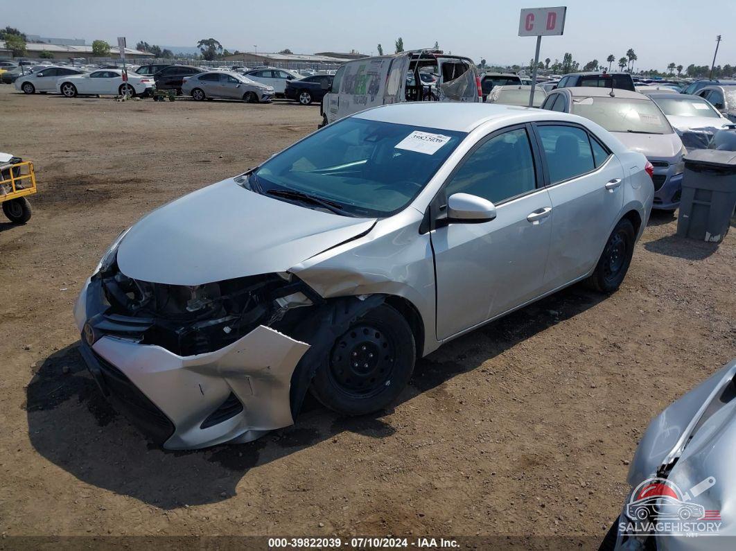 5YFBURHE3KP917119 2019 TOYOTA COROLLA photo no. 2