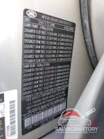 SALYL2RN1JA717435 2018 LAND ROVER RANGEROVER photo no. 12
