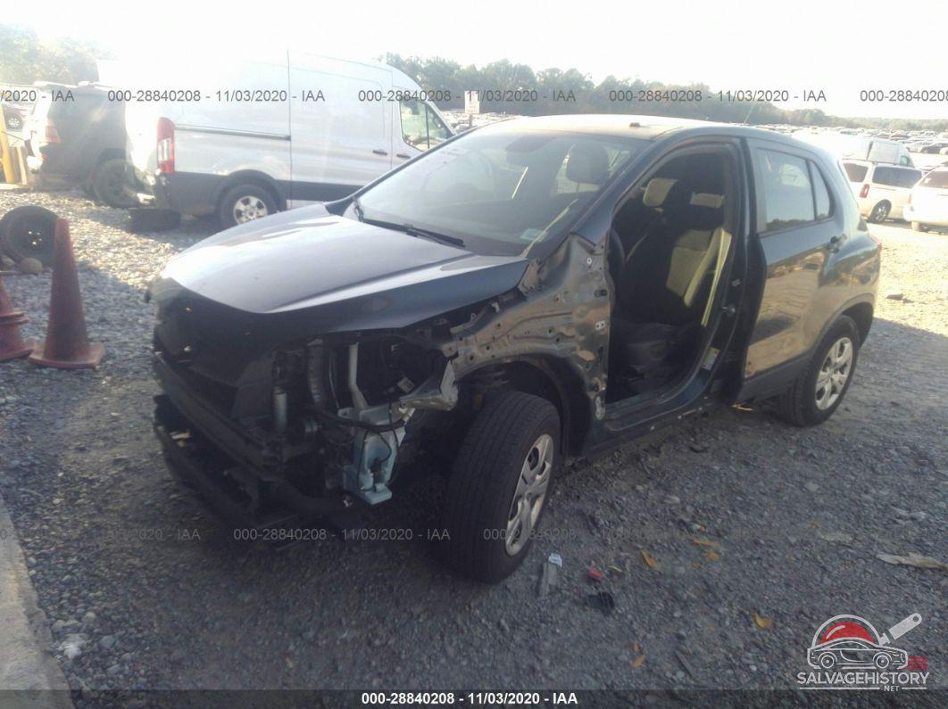 3GNCJKSB3GL125910 2016 CHEVROLET TRAX photo no. 2