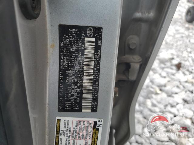 2T1LR32E65C363509 2005 TOYOTA COROLLA photo no. 13