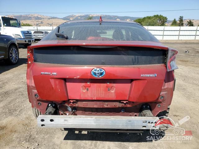 JTDKBRFU2G3526396 2016 TOYOTA PRIUS photo no. 6