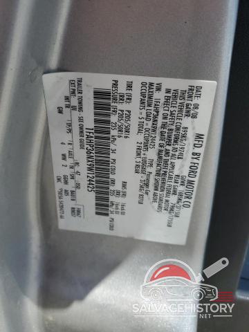 1FAHP36NX9W124425 2009 FORD FOCUS photo no. 12