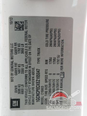 1GCNCPECXEZ165047 2014 CHEVROLET ALL Models photo no. 12