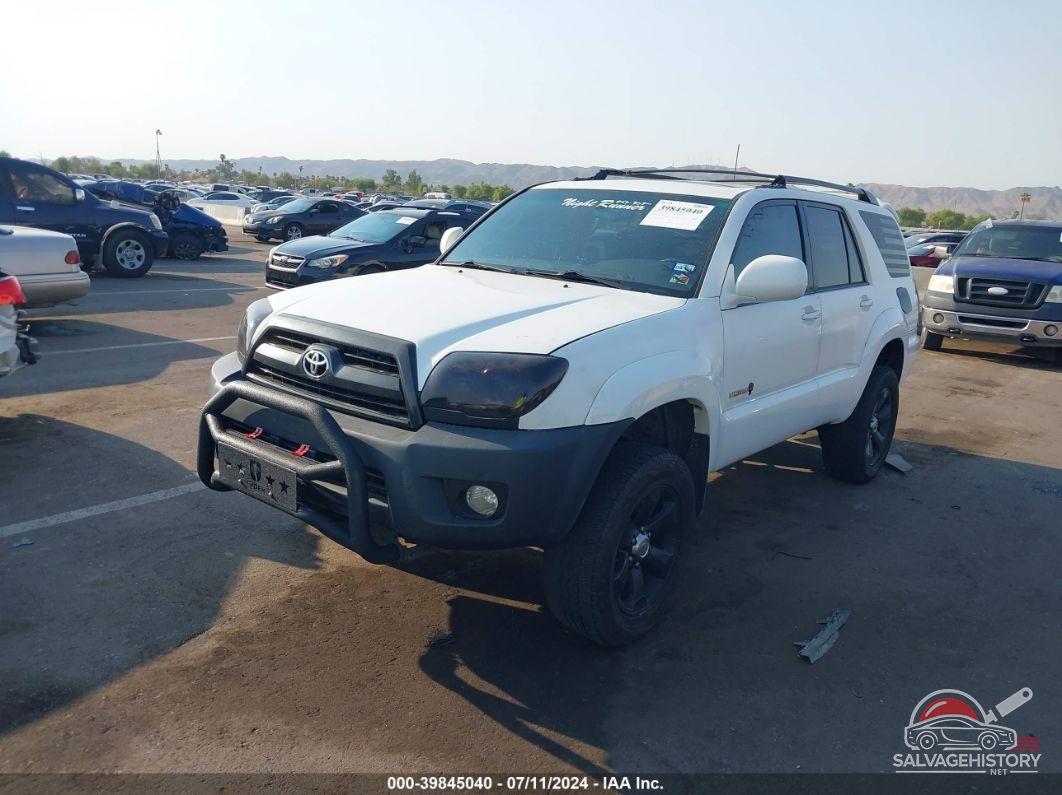 JTEZT17R560027319 2006 TOYOTA 4RUNNER photo no. 2