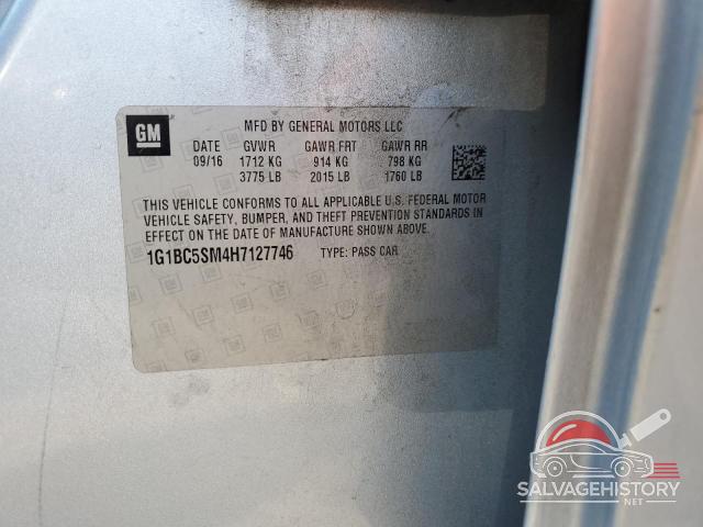 1G1BC5SM4H7127746 2017 CHEVROLET CRUZE photo no. 12