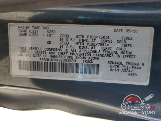 4TANL42N1VZ323923 1997 TOYOTA All Models photo no. 12