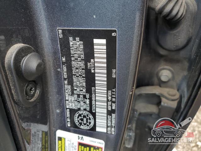 4T3ZA3BB4BU041119 2011 TOYOTA VENZA photo no. 12
