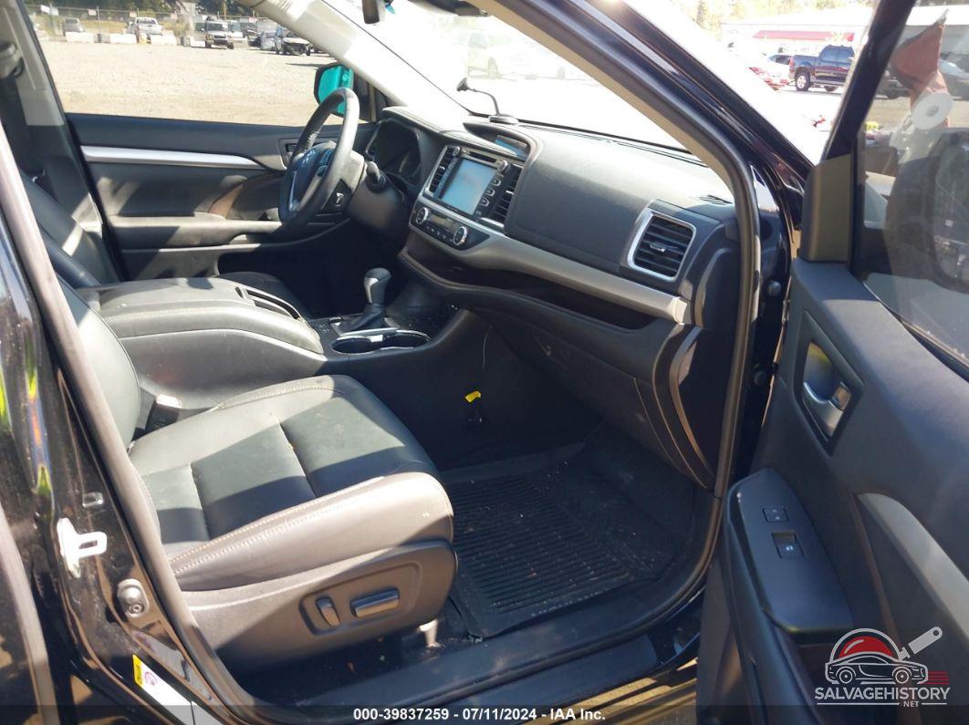 5TDJZRFH3KS590464 2019 TOYOTA HIGHLANDER photo no. 5
