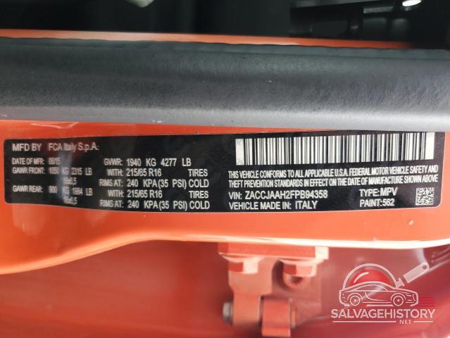 ZACCJAAH2FPB94358 2015 JEEP RENEGADE photo no. 13
