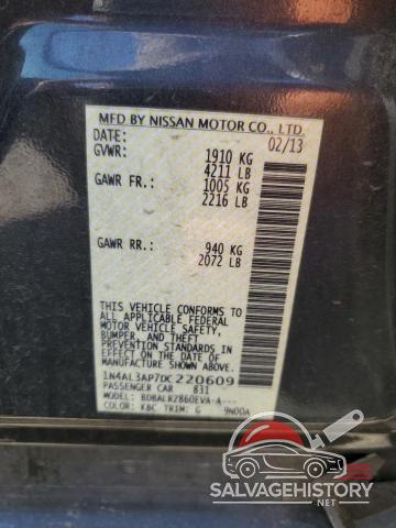 1N4AL3AP7DC220609 2013 NISSAN ALTIMA photo no. 12