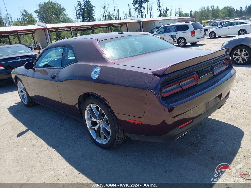 2C3CDZJG6NH159906 2022 DODGE CHALLENGER photo no. 3