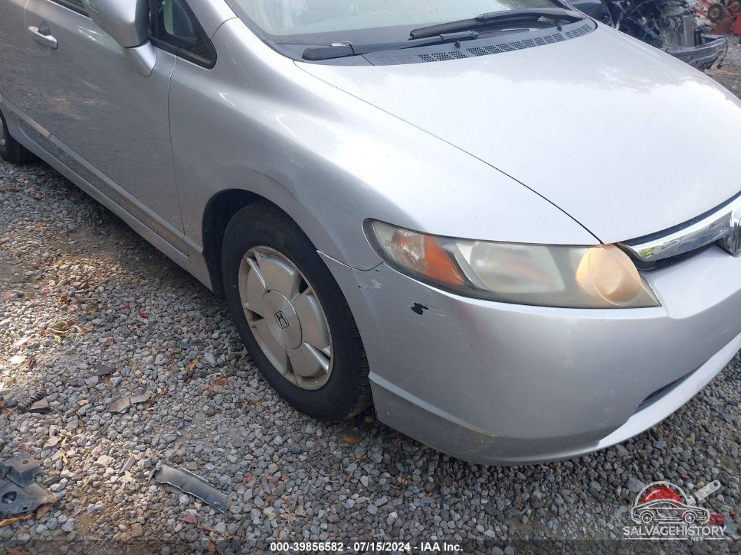 JHMFA36276S003703 2006 HONDA CIVIC HYBRID photo no. 6