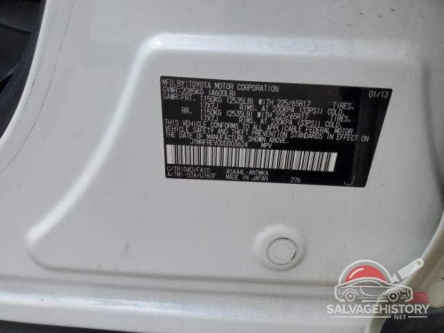 JTMRFREV0DD003624 2013 TOYOTA RAV4 photo no. 13