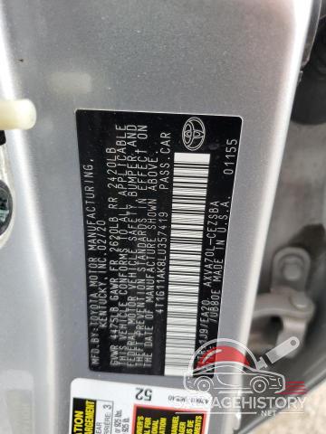 4T1G11AK8LU357419 2020 TOYOTA CAMRY photo no. 12