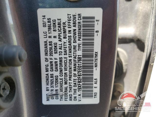 19XFB2F87EE017681 2014 HONDA CIVIC photo no. 13