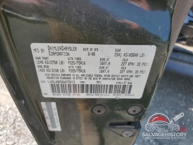 1J4GL48K56W272613 2006 JEEP LIBERTY photo no. 13