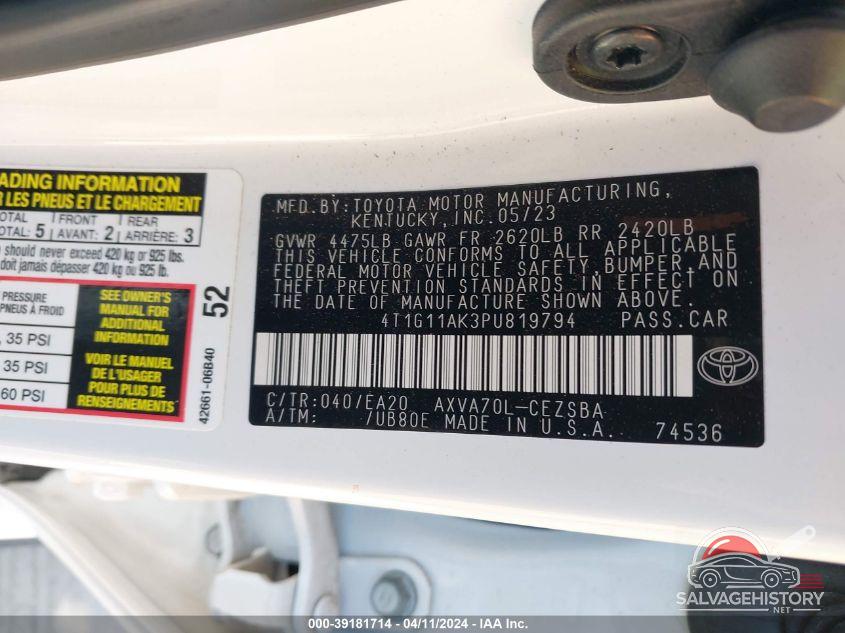 1C3EL75R45N613573 2005 CHRYSLER SEBRING photo no. 9