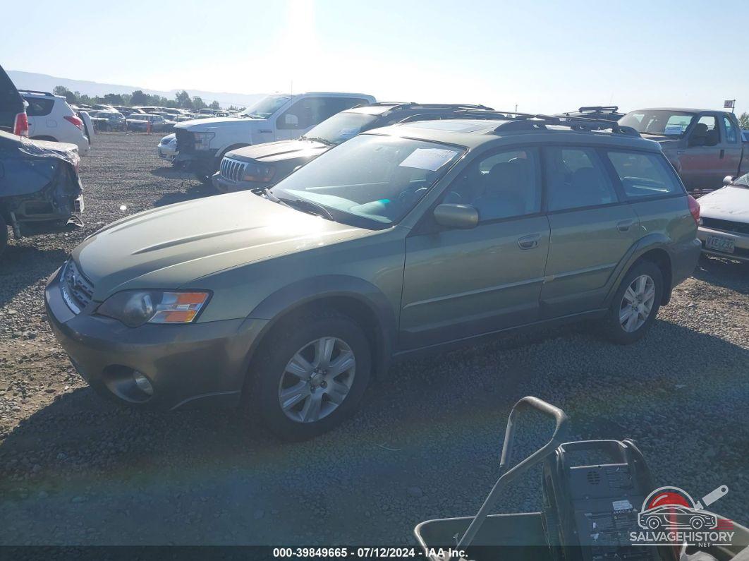 4S4BP62C956305978 2005 SUBARU LEGACY photo no. 2