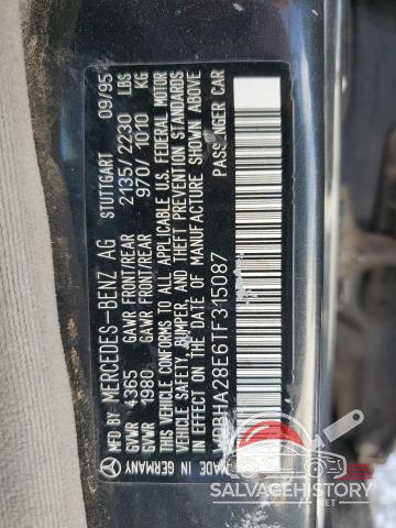 WDBHA28E6TF315087 1996 MERCEDES-BENZ C-CLASS photo no. 13
