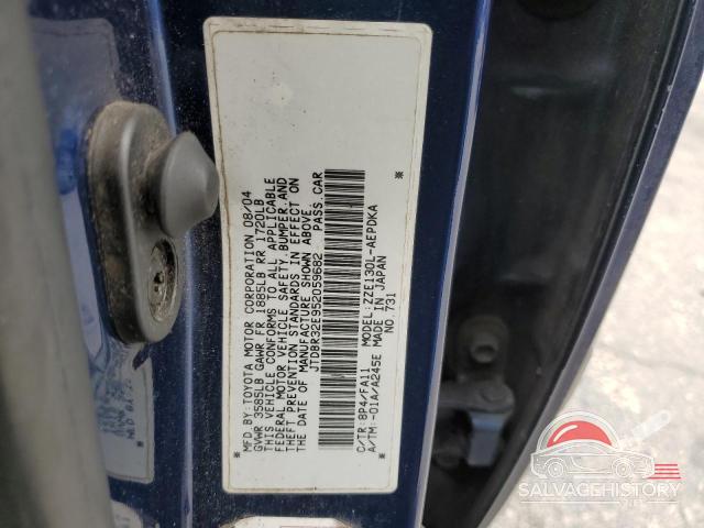JTDBR32E952059682 2005 TOYOTA COROLLA photo no. 13
