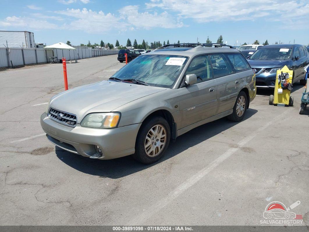 4S3BH806837659010 2003 SUBARU LEGACY photo no. 2