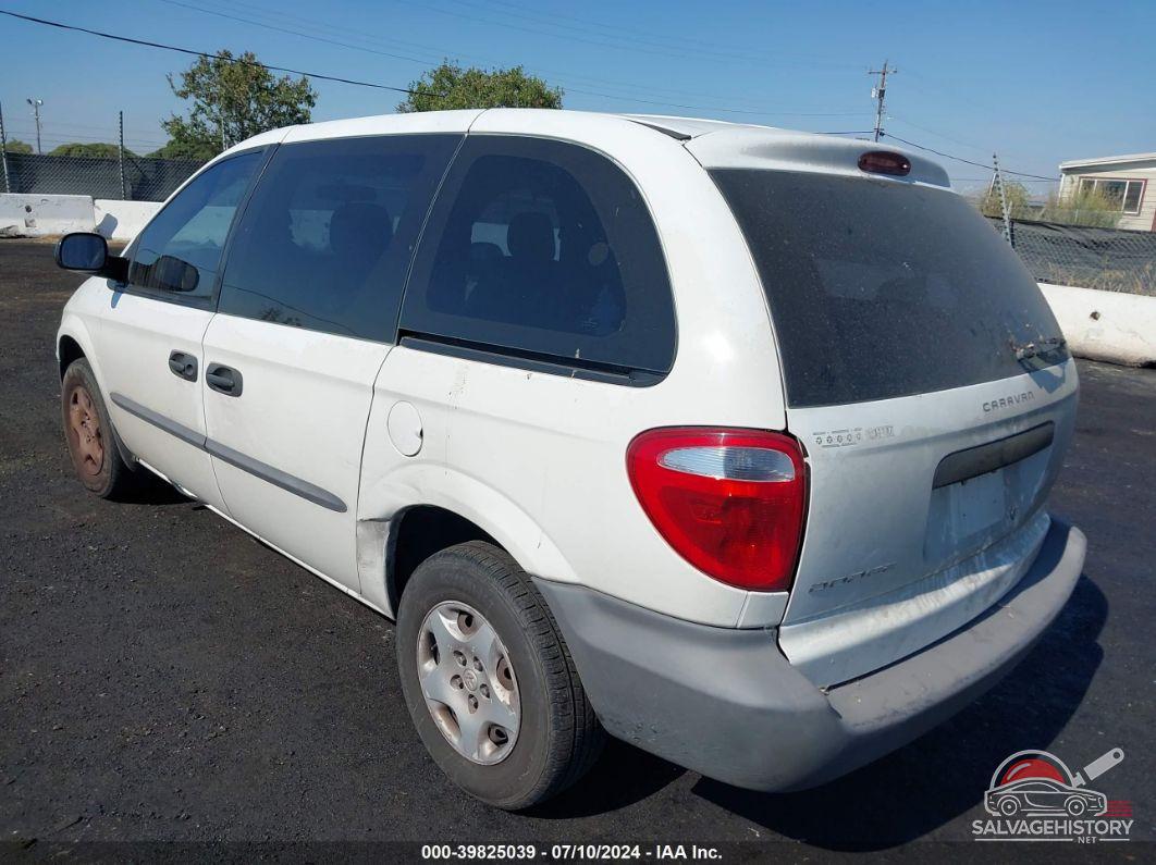 1B8GP25B12B530559 2002 DODGE CARAVAN photo no. 3