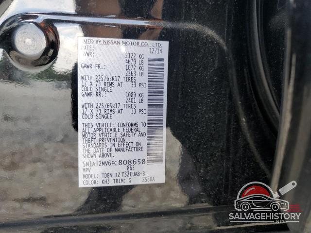 5N1AT2MV6FC808658 2015 NISSAN ROGUE photo no. 13