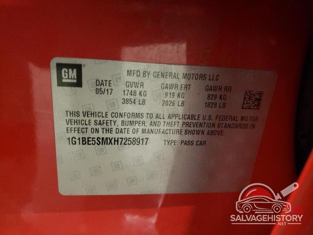 1G1BE5SMXH7258917 2017 CHEVROLET CRUZE photo no. 12