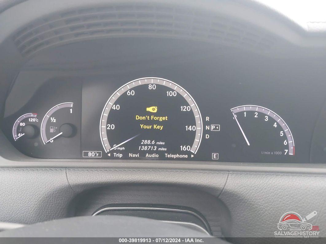 WDDEJ9EB8DA031293 2013 MERCEDES-BENZ CL 550 photo no. 7