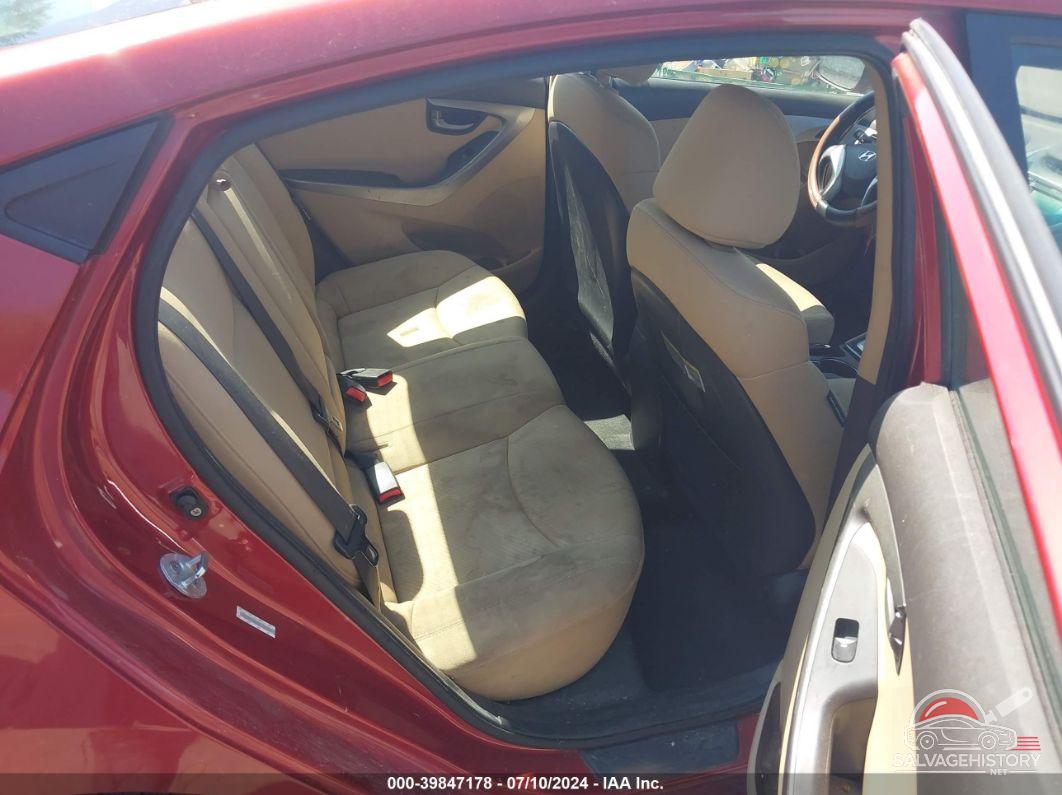 KMHDH4AE4CU243086 2012 HYUNDAI ELANTRA photo no. 8