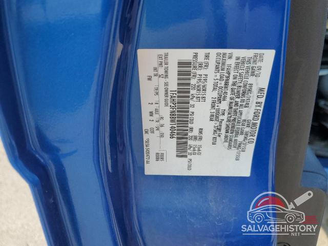 1FAHP3FN8BW140466 2011 FORD FOCUS photo no. 12