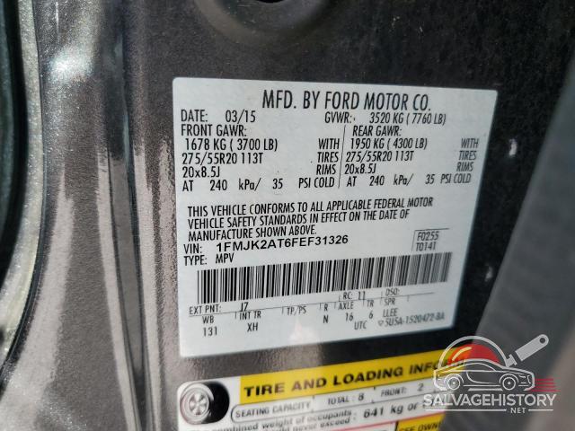 1FMJK2AT6FEF31326 2015 FORD EXPEDITION photo no. 14