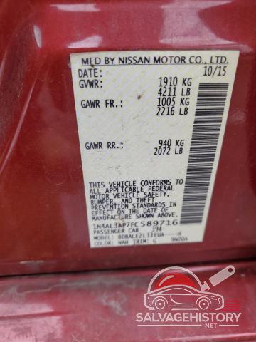 1N4AL3AP7FC589716 2015 NISSAN ALTIMA photo no. 13
