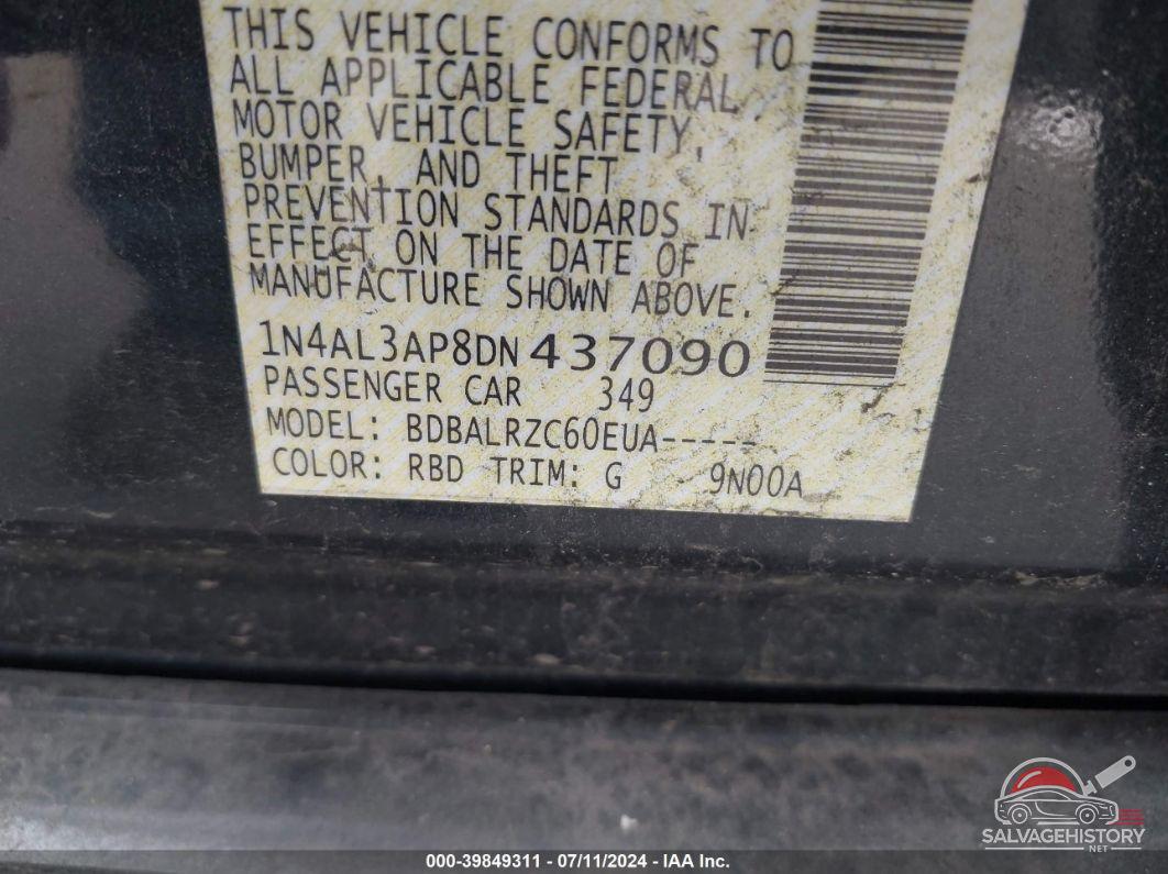 1N4AL3AP8DN437090 2013 NISSAN ALTIMA photo no. 9