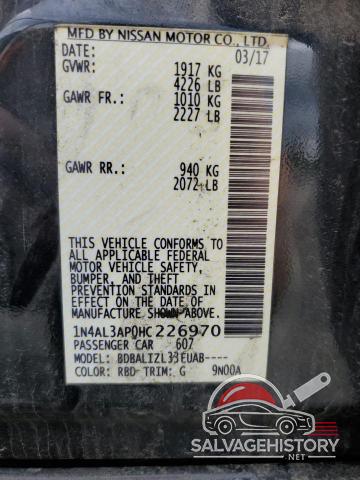1N4AL3AP0HC226970 2017 NISSAN ALTIMA photo no. 12